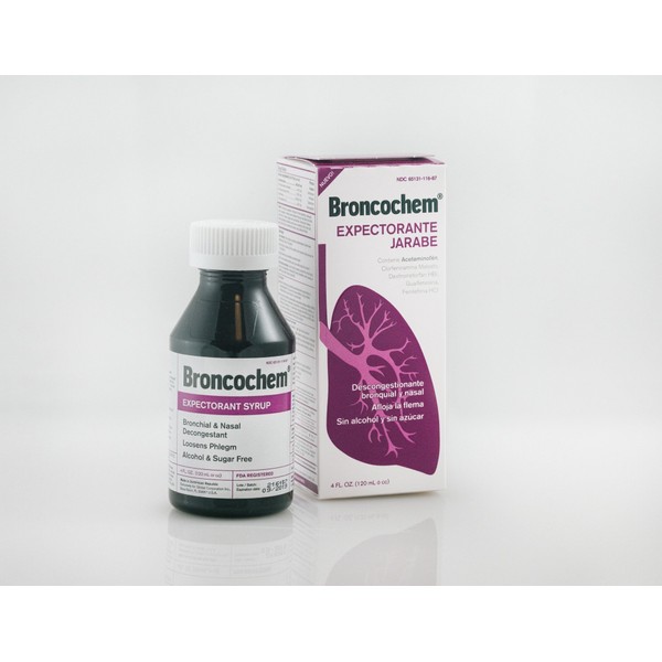 Broncochem II Expectorant Syrup, 4 oz