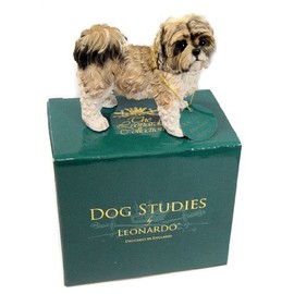 Shih Tzu Dog Ornament Dog Studies by Leonardo
