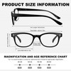 GGSTDDUP 3 Pack Progressive Multifocus Reading Glasses for Men Spring