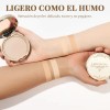 Base Maquillaje Polvo Compacto Fijador Matte 1pcs
