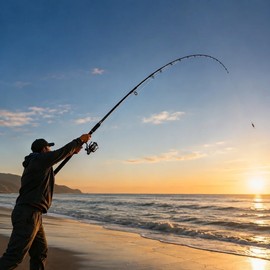Telescopic Surf Fishing Rod 3.6–5.3m – 30T Carbon Spinning Surfcasting Rod, 80–150g Casting Weight, Travel Shore Fishing Pol