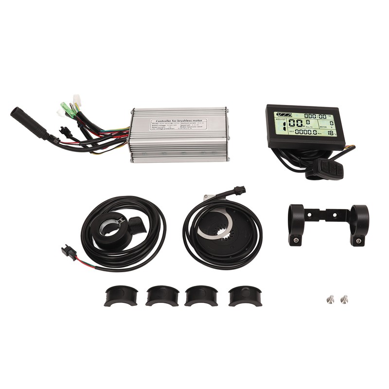 Electric Bike Conversion Kit 25A Sine Wave Controller LCD3U Panel