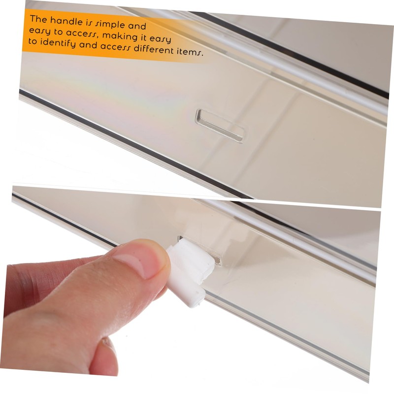 TEHAUX Cube Storage Inserts Plastic Drawer Storage Desktop Organizer Shelf