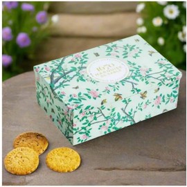 La Sablésienne, In a Garden (Dans le Jardin) Tin of 3 Pure French Butter Cookie Assortments, 10.5 oz, Imported