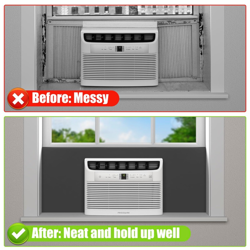 LBG Products Window Air Conditioner Side Panels,48" Extended Width Full