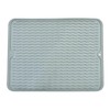 Silicone Dish Drying Mat for Kitchen Counters – Heat-Resistant Drip