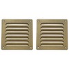 PATIKIL 6x6 Inch Aluminum Vent Cover, 2pcs Screen Air Grille