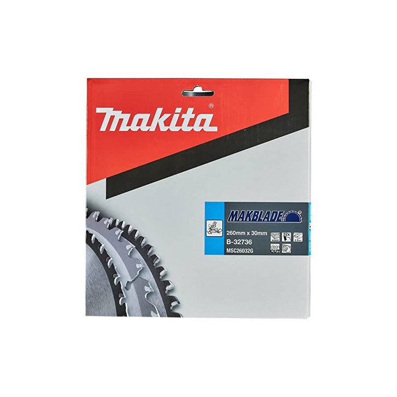 Makita Makblade SAEGE Sheets 260 x 30 mm (32T) (32736