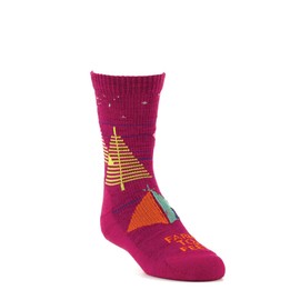 Farm to Feet Everyday Forest Lightweight Crew Socks, Berry, Small