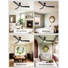 Depuley Ceiling Fans with Lights: 52-inch Smart Ceiling Fan with