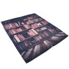 Living Room Curtains 3D Bookcase Printed Shading Curtains Bedroom Drapes