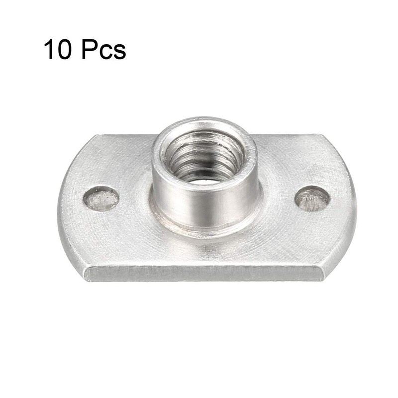 uxcell Weld Nuts,M6 Tab Base UNC Carbon Steel Machine Screw
