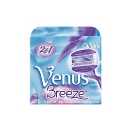 Gillette Venus Breeze Damenrasierer mit Ersatzklingen und Halterung