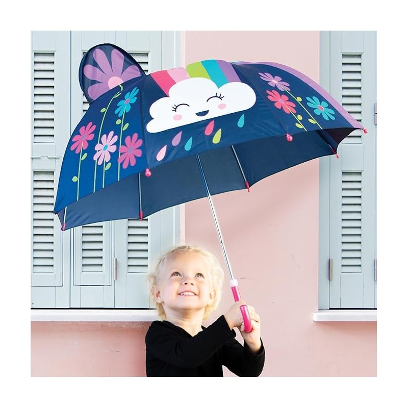Stephen Joseph Kids' Pinch Free Umbrellas for Rain Children's Pop