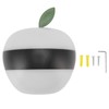 LED Wall Light Apple Shaped Waterproof 6W 3000K Aluminum and