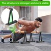 Dolibest Push-Up Bar, 12'' High Parallettes Bars with 8 Rubber