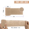 MINGYUE伸縮包帯 弾性包帯 テーピングテープ 自己粘着性 7.5cm×6rolls 手で切れる(肌色)