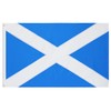 Scottish Flag - 3x5 Ft, Oxford Fabric, Brass Grommets