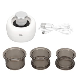 Vacuum Cupping Massager USB Rechargeable Vibration Heated Relieve Fatigue 3 Gears Lymphatic Drainage Gua Sha Machine