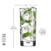 Home Essentials & Beyond Highball Glasses set of 4, 17
