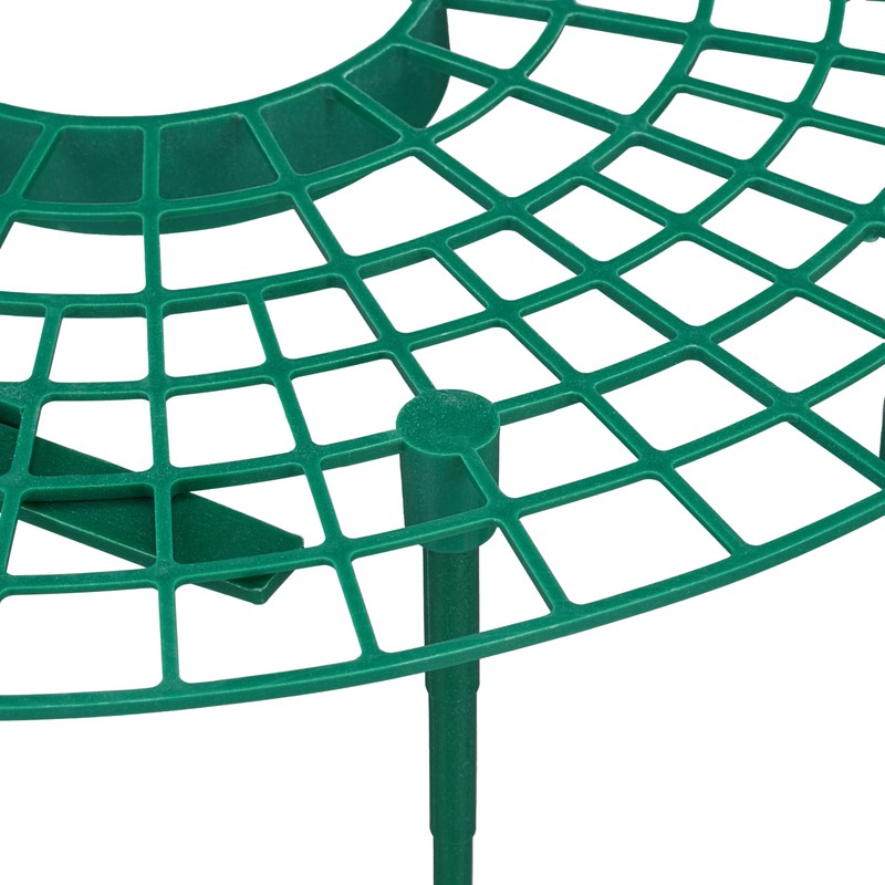 Relaxdays Strawberry Ripper, Set of 10, Snail Protection, Strawberries, Plastic,