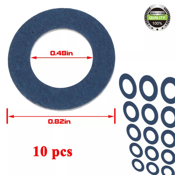 Beautycom 10 pcs Oil Drain Plug Washer Gasket For 90430-12031