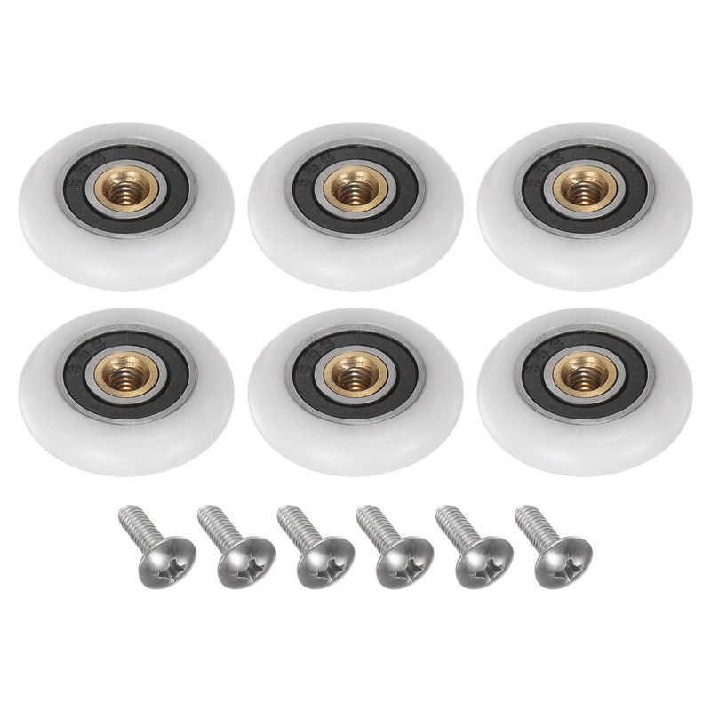 uxcell Shower Door Roller Wheel 23mm Diameter Replacement Part for