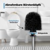 Nirox 4X Toilet Brush Set Black - Toilet Brush with