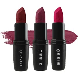 Kit 3 Piezas Labial Humectante Bissú Varios Tonos                                                                                                     