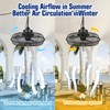 Ofenrd Outdoor Ceiling Fan with Remote & APP Control, IP44