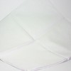 plain WHITE cotton bandana headscarf