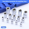 WYYFXY® Torx Socket Set Outer Star Socket Set E Profile