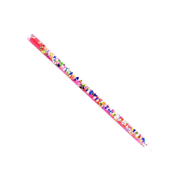 Glitter Mystical Confetti Stars and Moon Space Tube Wand(Pink)