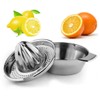 Stainless Steel Lemon Squeezer,Juicer with Bowl Container for Oranges Lemons