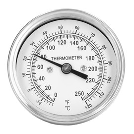‑18‑120℃ Cooking Dial Thermometer, Food Thermometer Cooking Temperature Gauge with Pointer Type Design for Barbecue Oven
