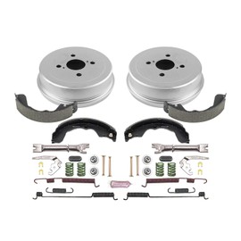 Power Stop KOE15379DK Autospecialty Rear Replacement Brake Kit-OE Brake Drums & Ceramic Brake Pads