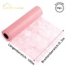 Table Runner, 0.3 x 100 m, Dark Pink, Disposable Non-Woven