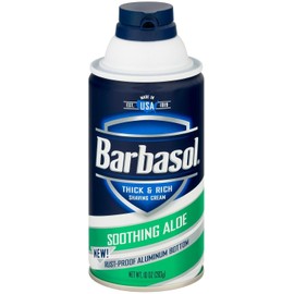 Barbasol Soothing Aloe Thick & Rich Shaving Cream 10 Oz