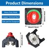 Trisinger 600A High Current Battery Switch, 12-48v Waterproof Heavy Duty