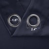 XTMYI Waterproof Bathroom Shower Window Curtains,Blackout Privacy Grommet Light Heat