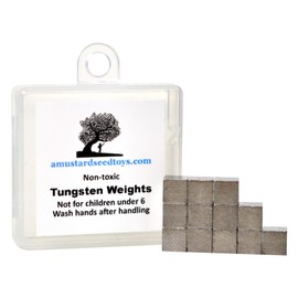 A Mustard Seed Toys Tungsten Weights, 2 oz. Cube Kit, 12 1/4" Cubes, Easily Nail The Perfect Pinewood Race Car Weight