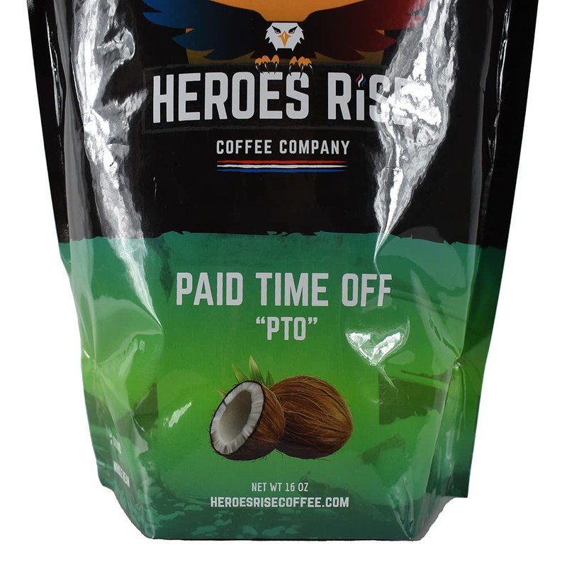 Hereos Rise 16 oz Gourmet Ground Coffee (Paid Time Off