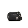 Karl Lagerfeld Paris Women's Handbags Crossbody, Black/Silver, One Size