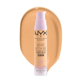 NYX Professional Makeup Bare With Me Concealer Serum, suero  corrector ligero de cobertura media con fórmula vegana, hidratación hasta por 24H, 9.6ml 