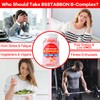 BSSTABBON Organic Methylated Vitamin B Gummies: Natural Complex Supplement with