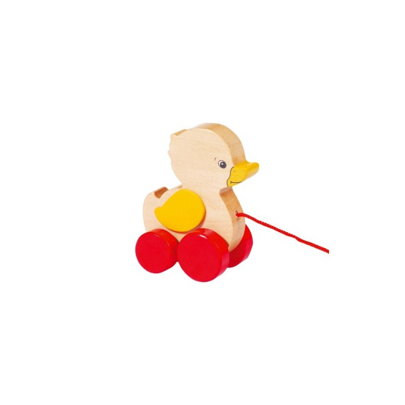 Toys Pure Pull Along Wooden Duck