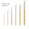Drill Bit Set, Vidillo 60pcs Titanium Twist Drill Accessories Tool