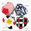 Round Coin Purse, Cloisonne, Red, Black, Made in Japan, Black,