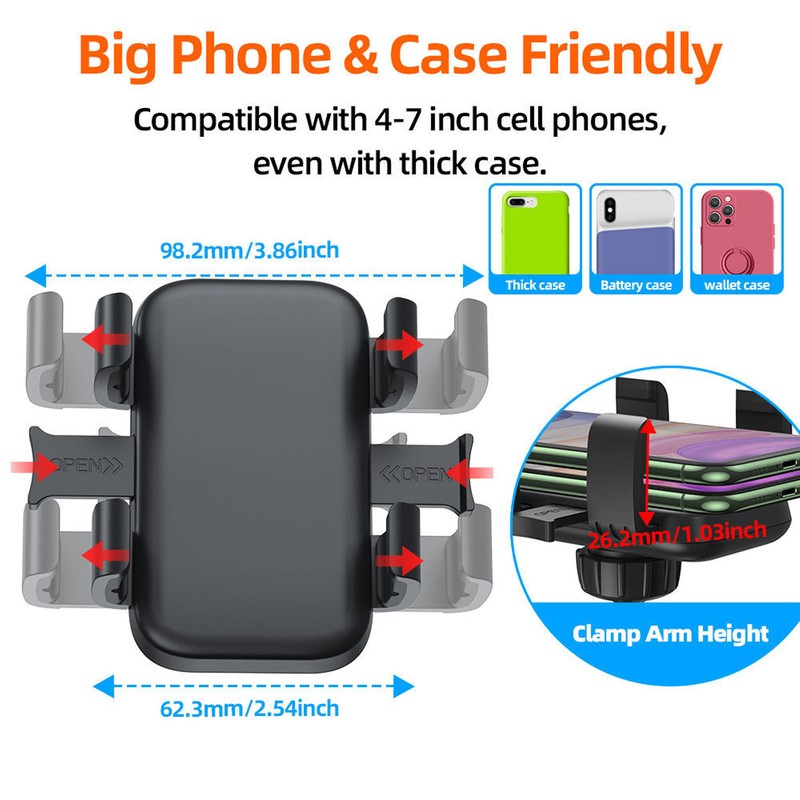 Bike Phone Mount Universal Adjustable Angle Motorcycle Handlebar Cell Phone