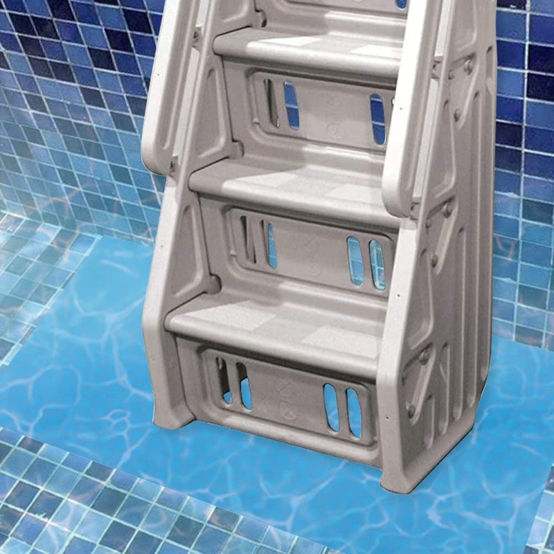 YESEEM Large Swimming Pool Ladder Mat, 15"x39" Protective Non-Slip Pool